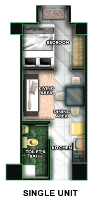 1 bedroom layout