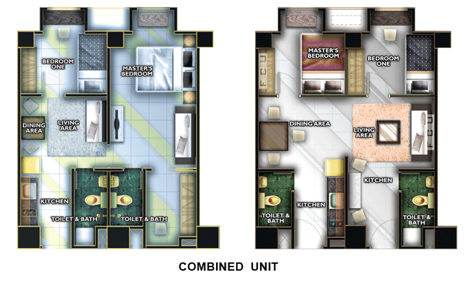 combined units layout