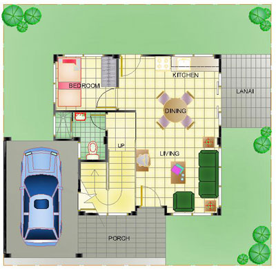 ground  floor plan of denisse