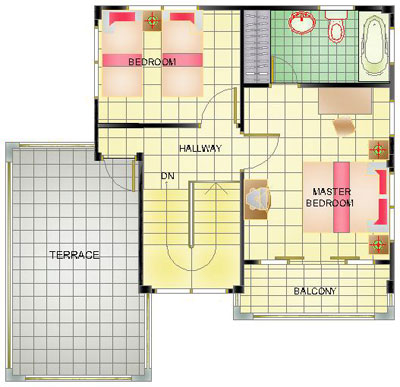 2nd floor plan of denisse