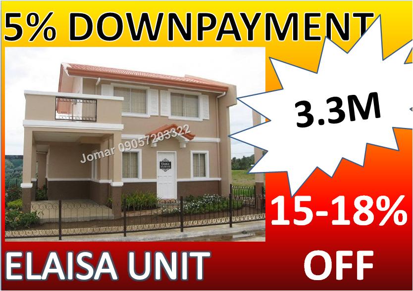 HOUSE AND LOT BIG SALE UP TO 18% DISCOUNT !!!!  OR START AS LOW AS 5% DOWNPAYMENT 5 MONTHS TO PAY!!!