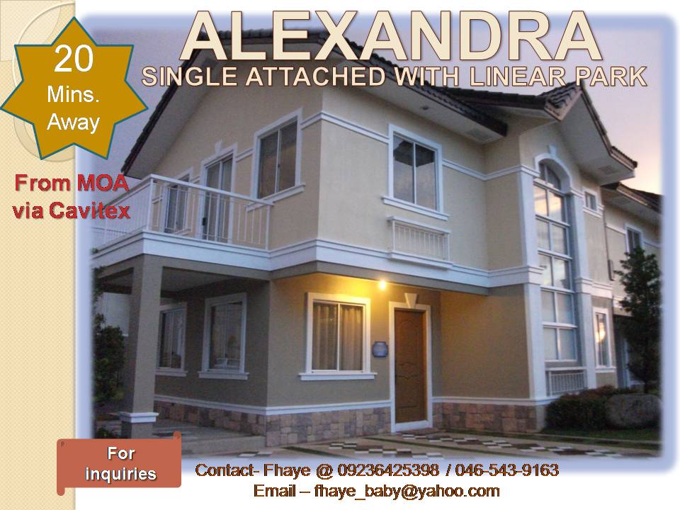 Alexandra Single Attached 2.6M 4BR 3TB