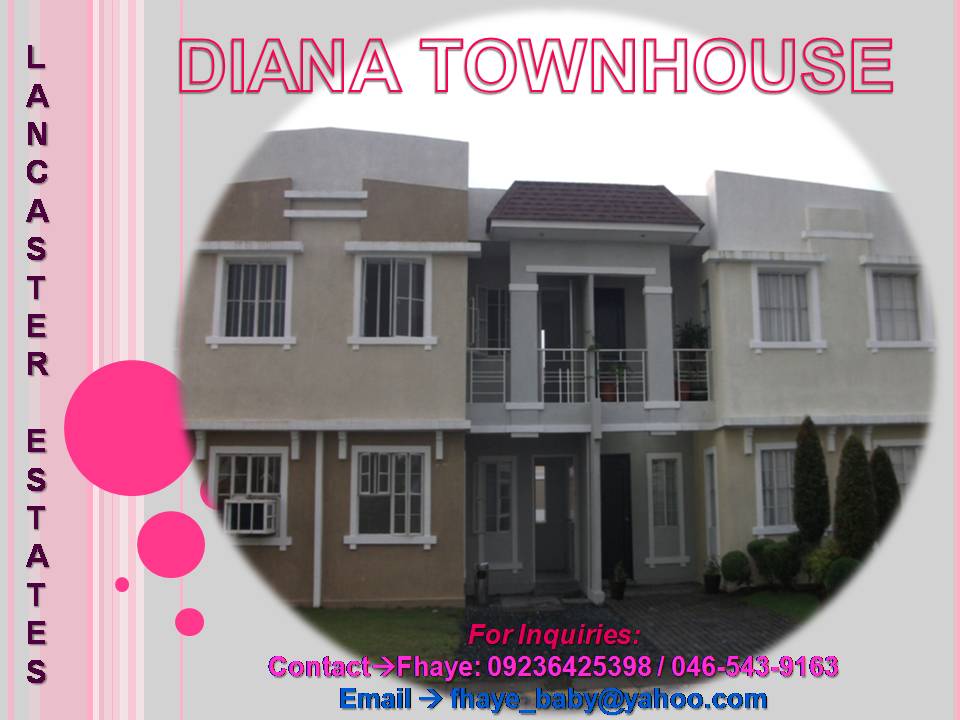 Diana Townhouse 1.1M 3BR 2TB