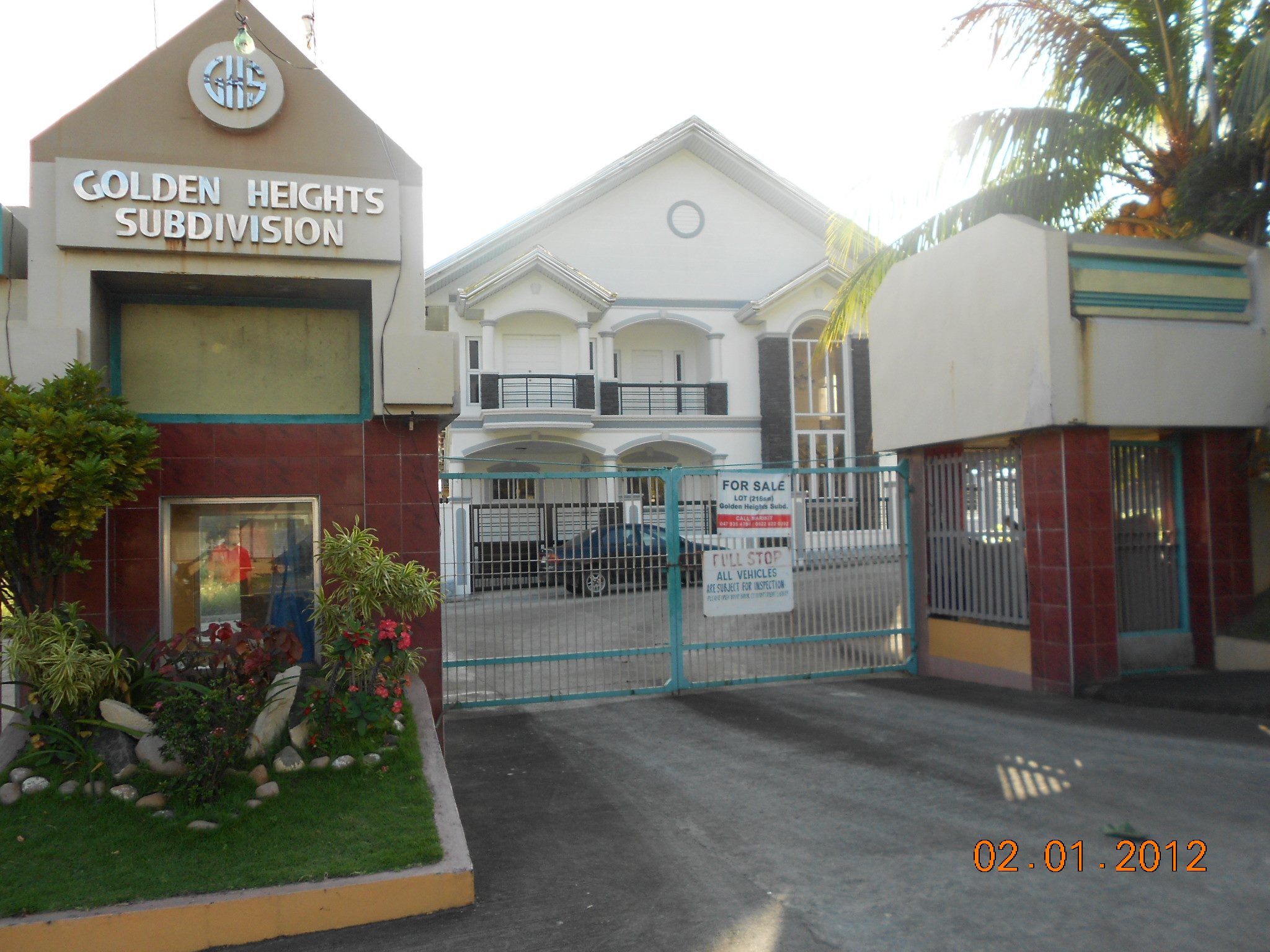 Entrance Gate of Subdivision