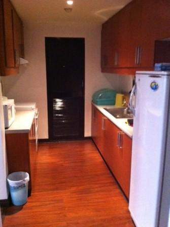 Kitchen w/door leading to utility area