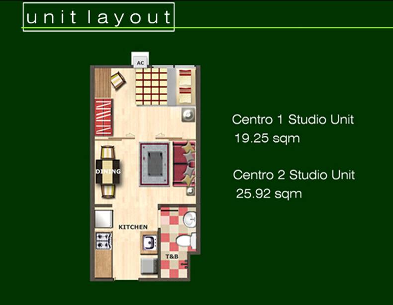 studio type unit