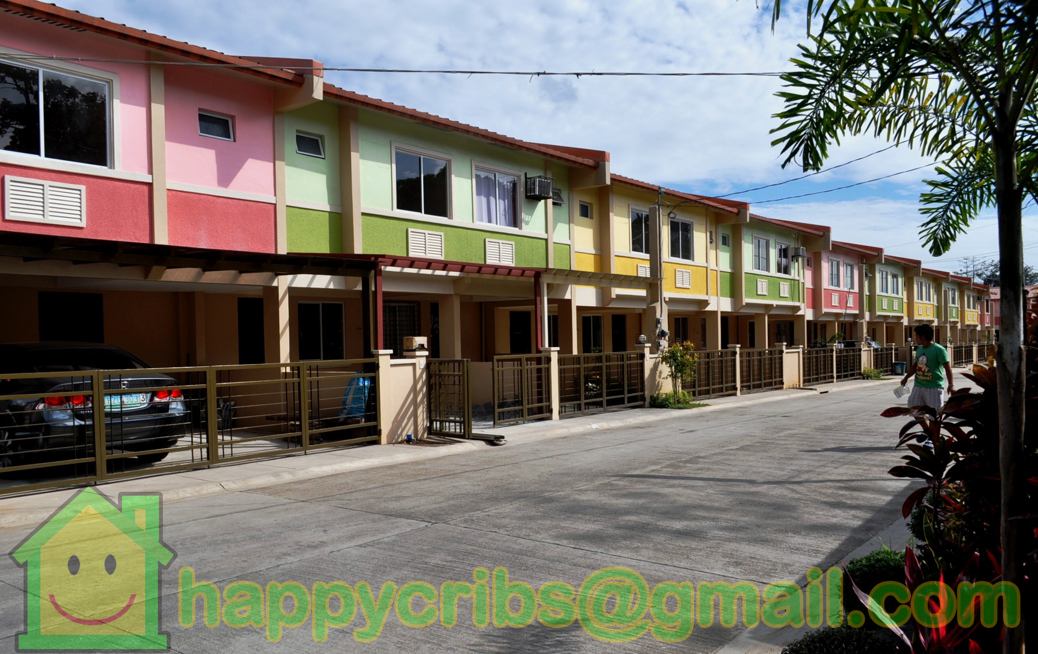 FULLY FINISHED TOWNHOUSES IN PASTEL COLORS