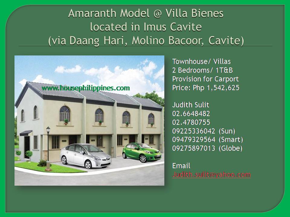 FOR SALE: Apartment / Condo / Townhouse Cavite > Imus