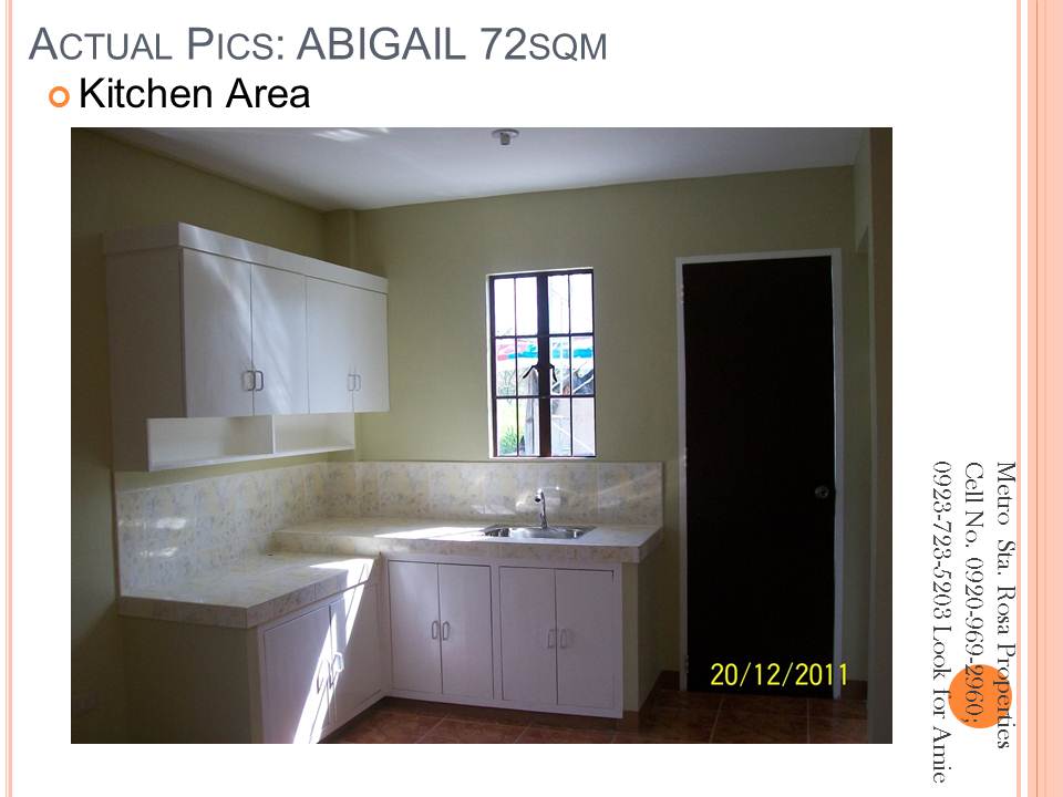 Abigail Model 72sqm Kitchen Area