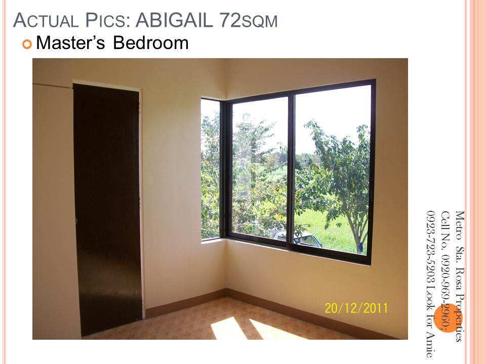 Abigail Model 72sqm Mater's Bedroom