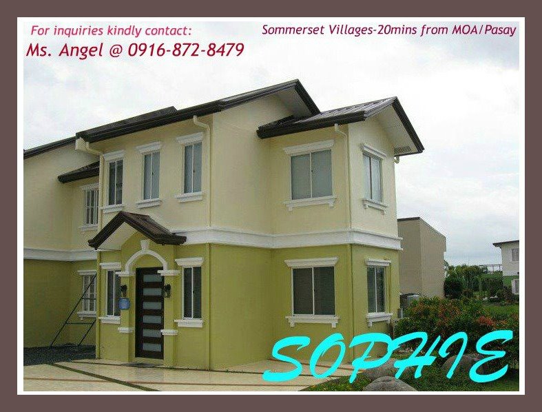 2omins from NAIA-Sophie Single attached with park 80sqm 13k mo.