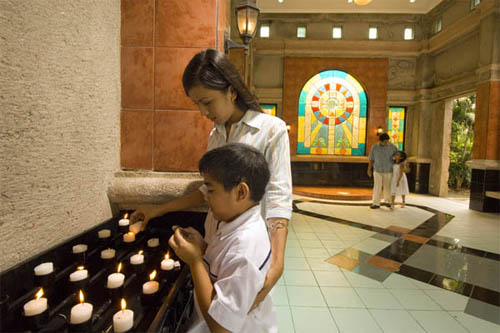 Inside park church