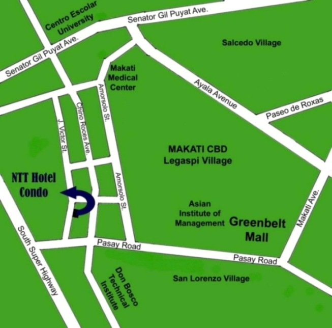 Vicinity Map - http://www.renttoown.ph