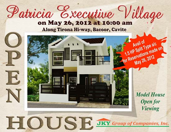 May 26 Open house