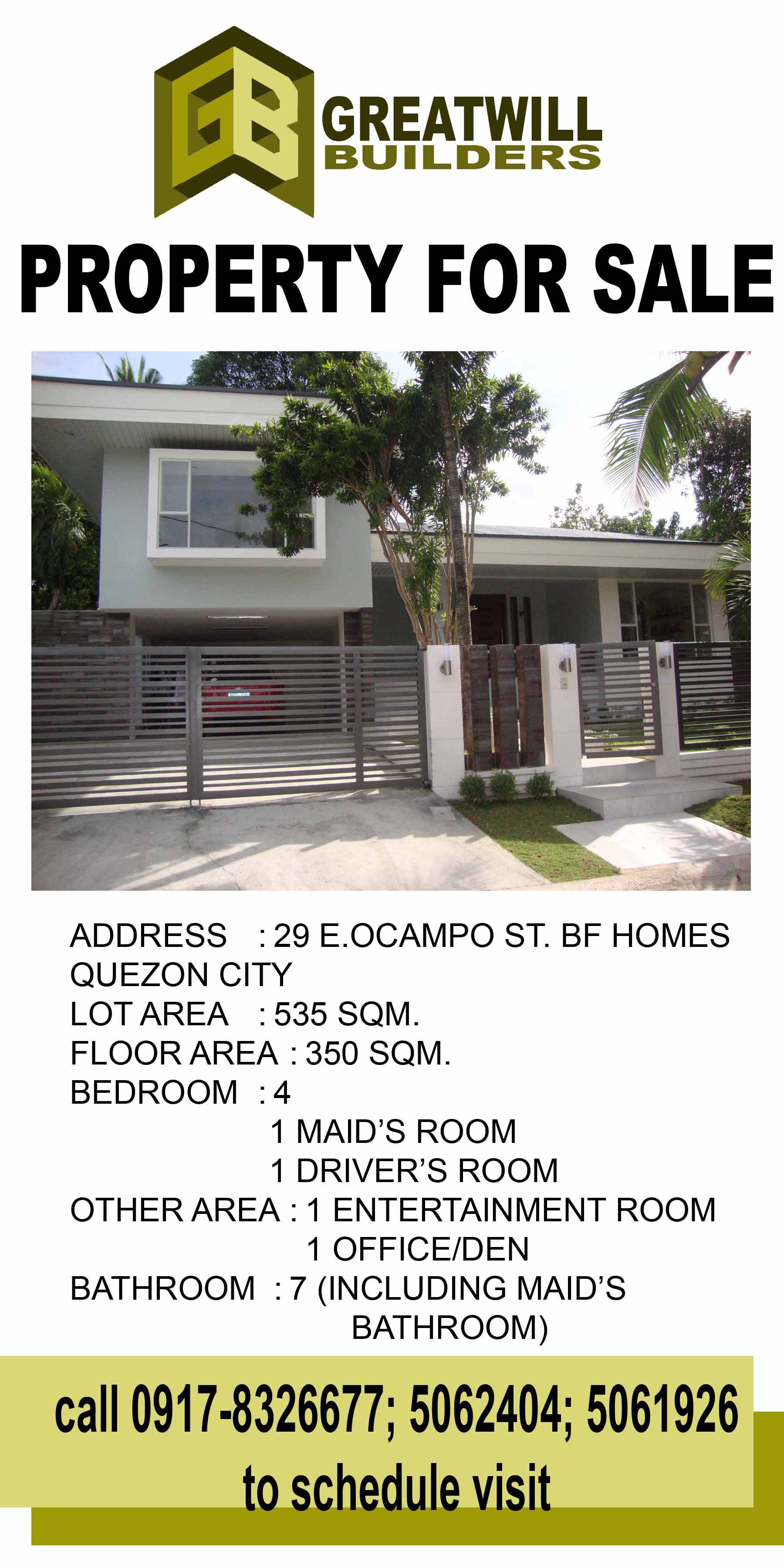 Bf Homes Quezon City Map 29 E.OCAMPO ST. BF HOMES QUEZON CITY FOR SALE: Apartment / Condo 