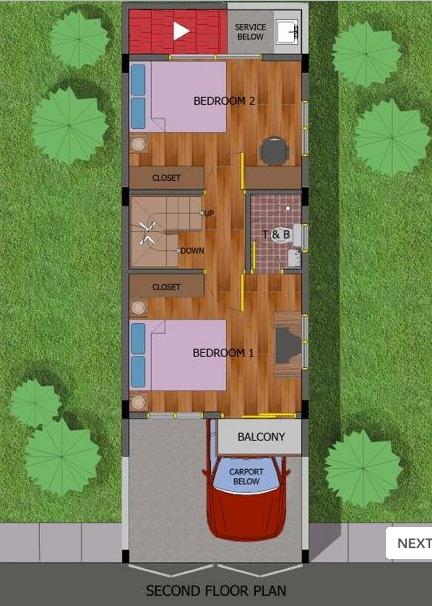 Milano 2nd Floorplan