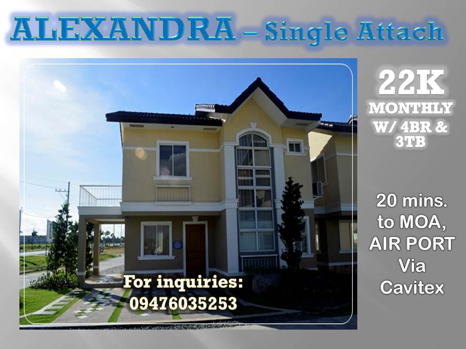 Alexandra - Single Attach - 22K Monthly Near Manila 