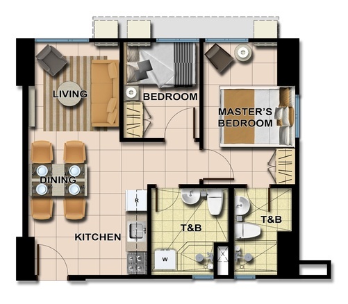 2 bedroom