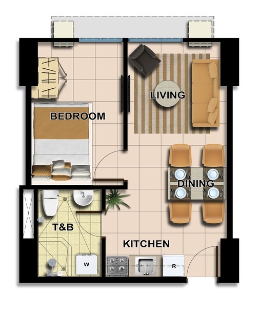 1 bedroom