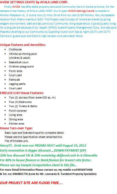 Emellee Unit features with Amenities