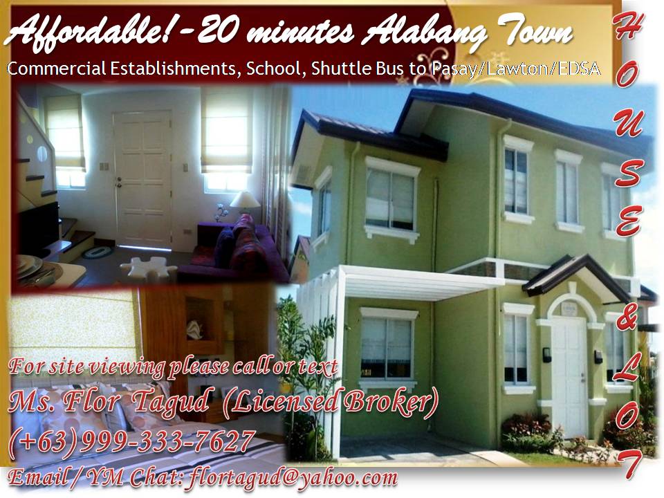 3BR 2CR near Alabang Town and Laguna Linden