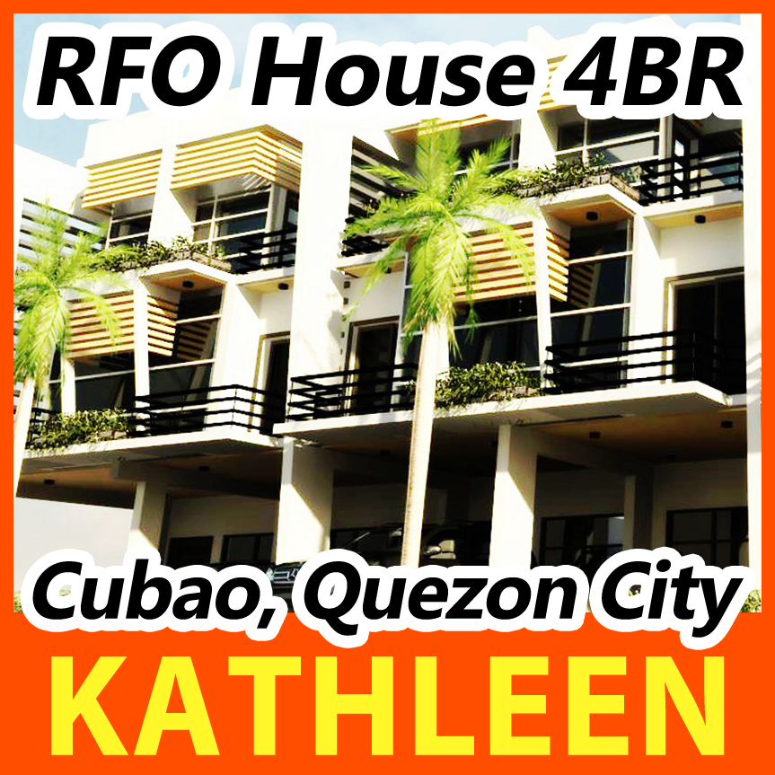 READY FOR OCCUPANCY QUEZON CITY - KATHLEEN PLACE CUBAO QUEZON CITY 4BR 3BR for AS LOW AS 50K/month! Secured Community within Quezon City - MOVE-IN by MARCH 2012!