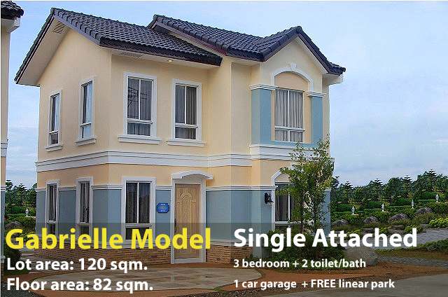 Gabrielle House and Lot with Linear Park No Big Cash Out Reservation Only