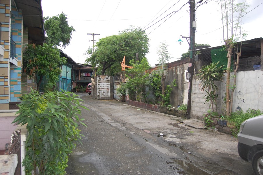 Two lane private road