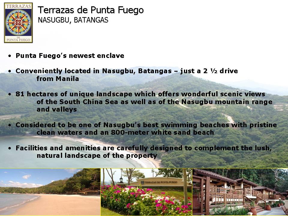 Terrazas De Punta Fuego Nasugbu Batangas For Sale Beach