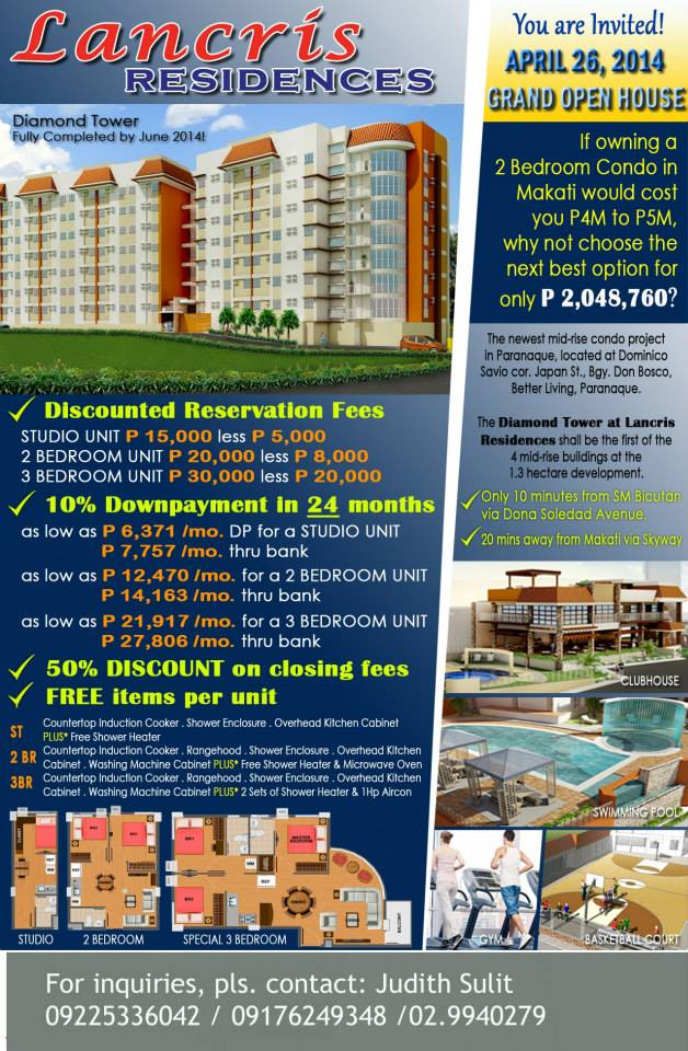 FOR SALE: Apartment / Condo / Townhouse Manila Metropolitan Area > Paranaque 1