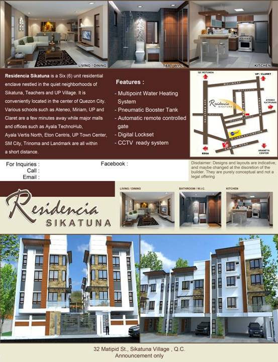 FOR SALE: Apartment / Condo / Townhouse Manila Metropolitan Area > Quezon 1