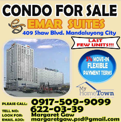 FOR SALE: Apartment / Condo / Townhouse Manila Metropolitan Area > Mandaluyong