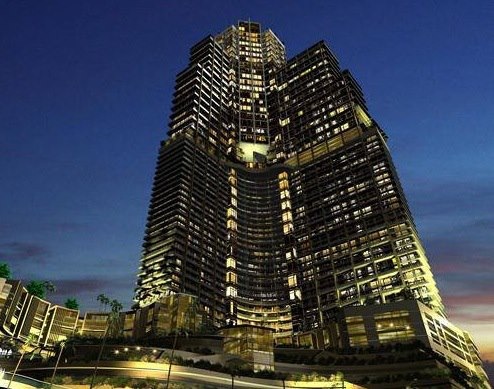 Gramercy building at night