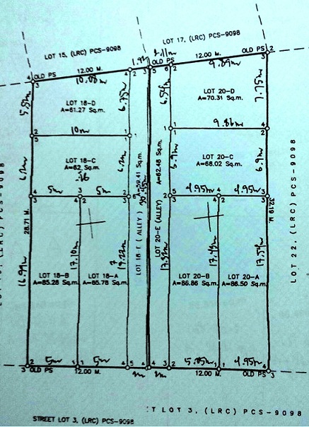 site dev. lot plan