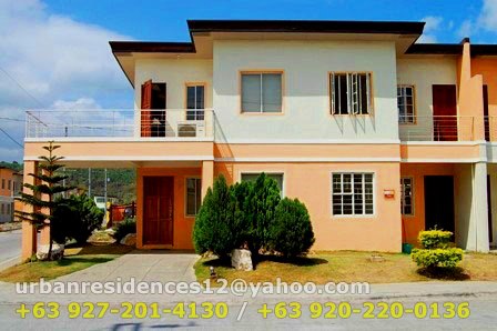 PINES House Model @ Carmona Estates Cavite 2 Storey townhouse with Terrace 3 Bedrooms 2 Toilet and bath 50 sqm.