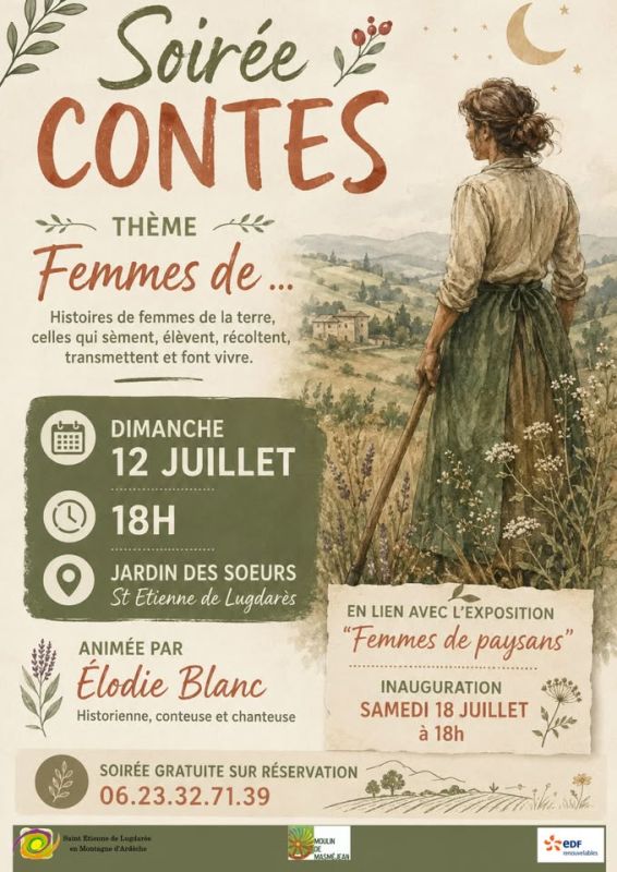 Soirée contes " Femmes de ..." par Elodie Blanc