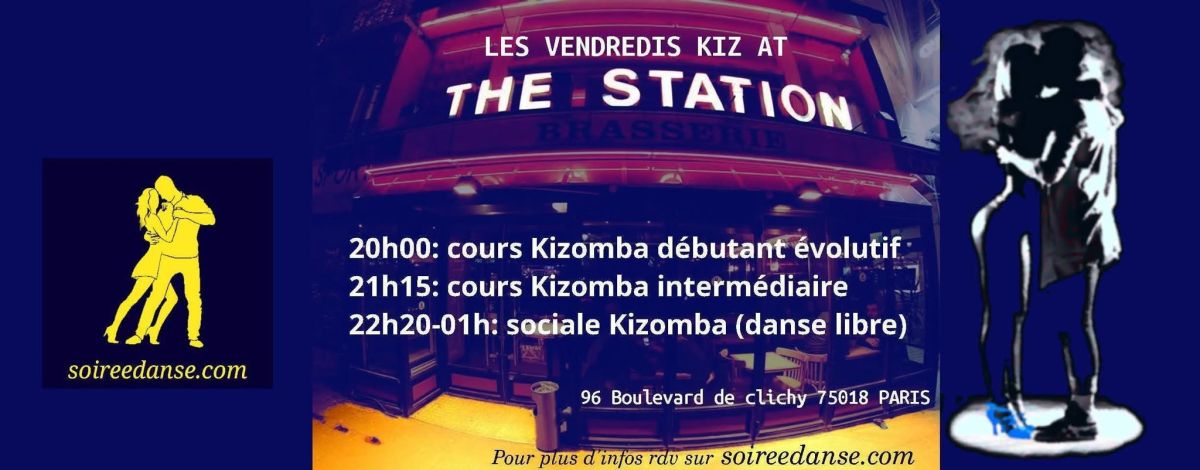 Soirée Kizomba (cours+sociale) - Paris 18