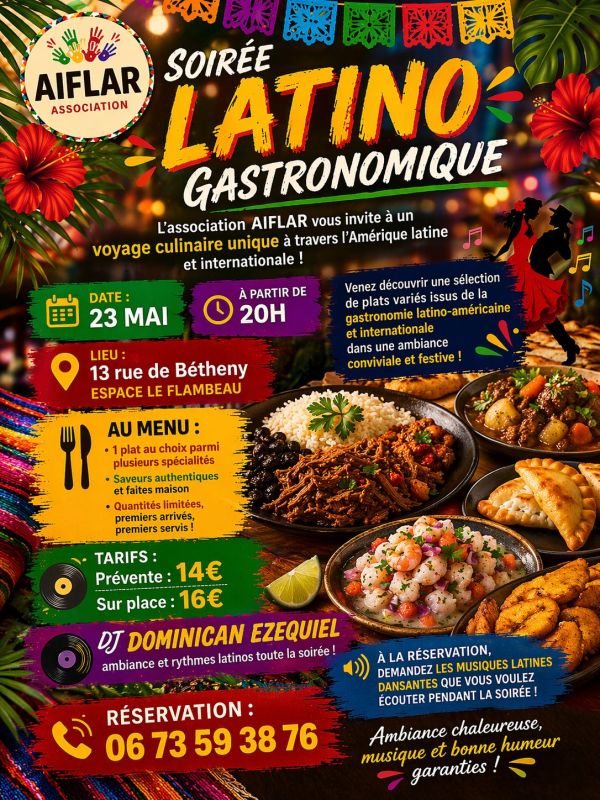 soirée Latino gastronomique