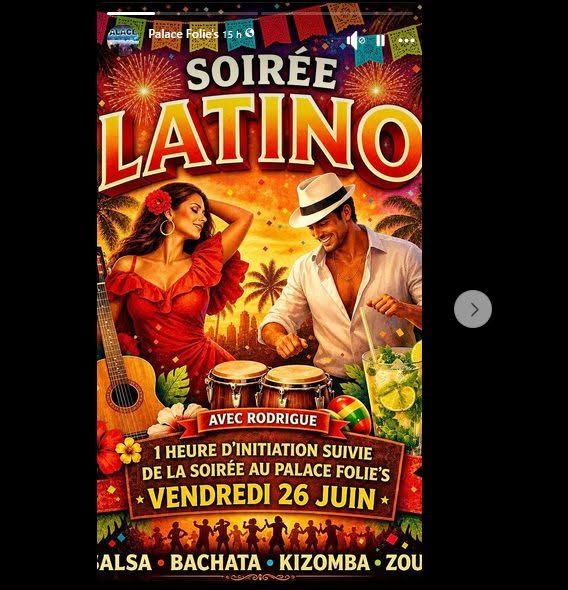 SOIREE LATINO- PALACE FOLIES - ST BRIEUC