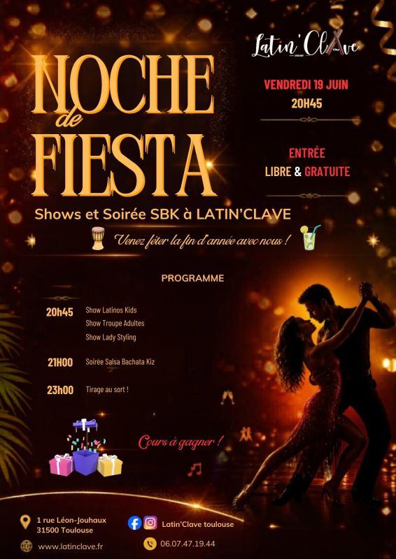 Gala Fin d'Année SBK : 3 Shows & Soirée | Latin'Clave