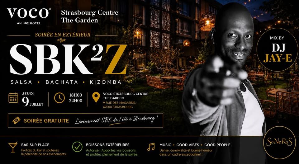 SOIRÉE SBK²Z - EN EXTÉRIEUR - HÔTEL VOCO STRASBOURG