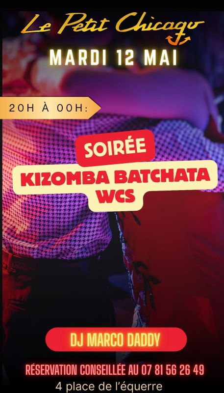 SOIREE KIZOMBA, BACHATA, WCS