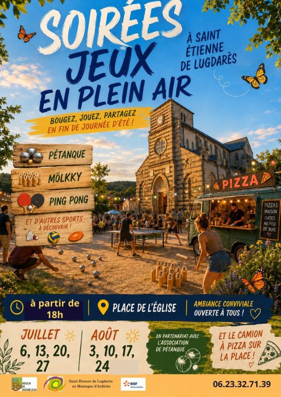 Soirée jeux en plein air !