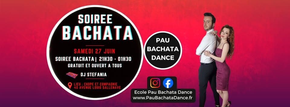 Soirée Bachata au Chope avec l'école Pau Bachata Dance