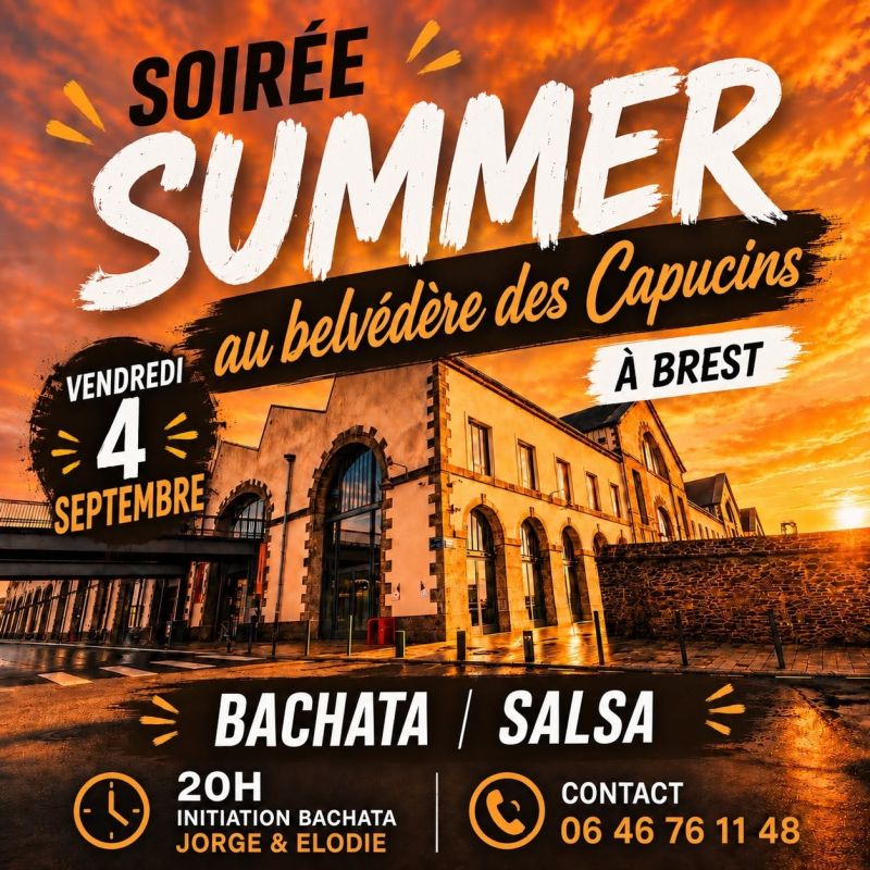 Soirée Summer Bachata & Salsa aux Capucins à Brest