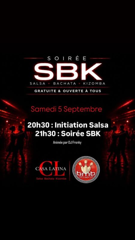 Initiation Salsa & Soirée SBK - Casa Latina au BMB