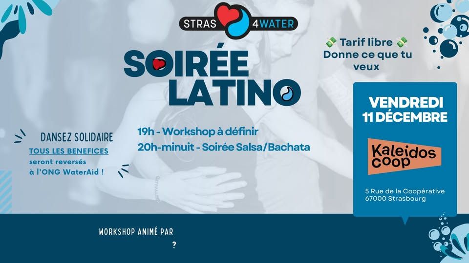 Soirée Salsa / Bachata caritative