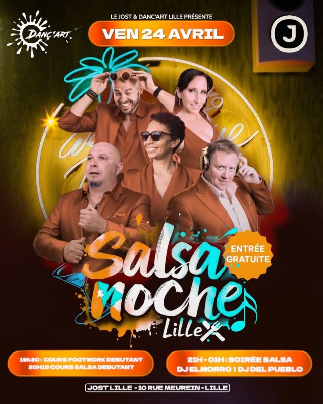SALSA NOCHE LILLE  | Cours et soirée Gratuite 💃🕺