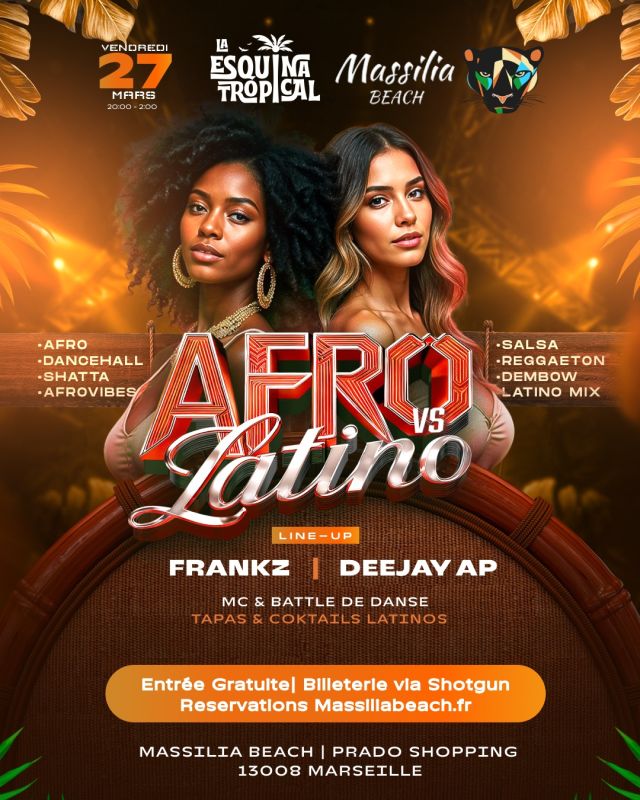 SOIRÉE AFRO VS LATINO