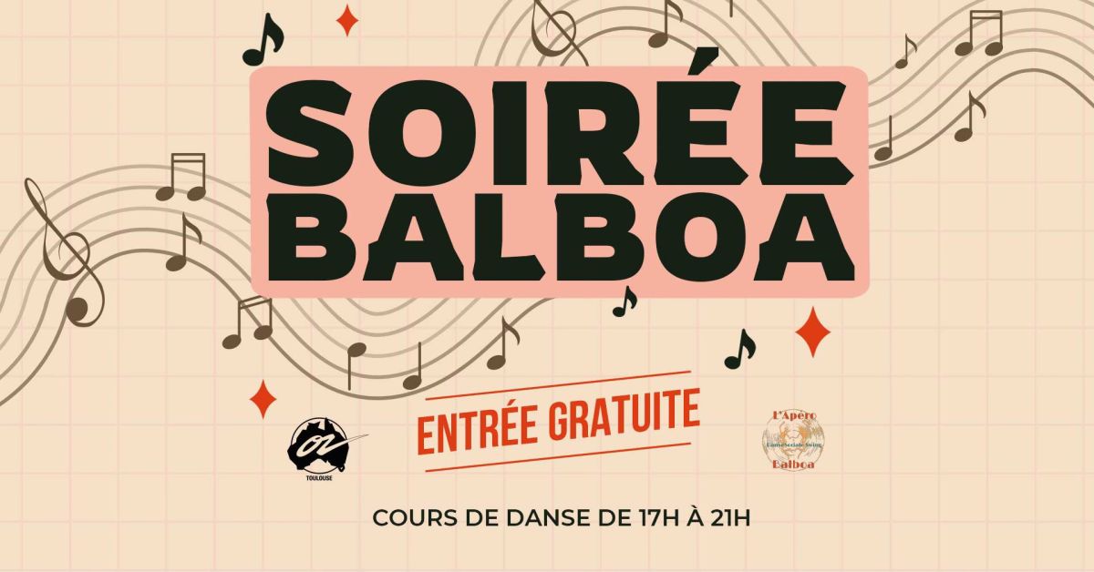 Soirée Balboa - Cours de danse et Soirée dansante 💃